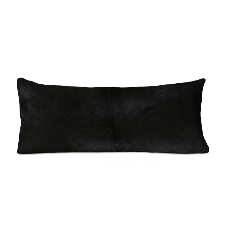 Regina Andrew Morgan Hair on Hide Rectangle Pillow in Black 20-1543BLK