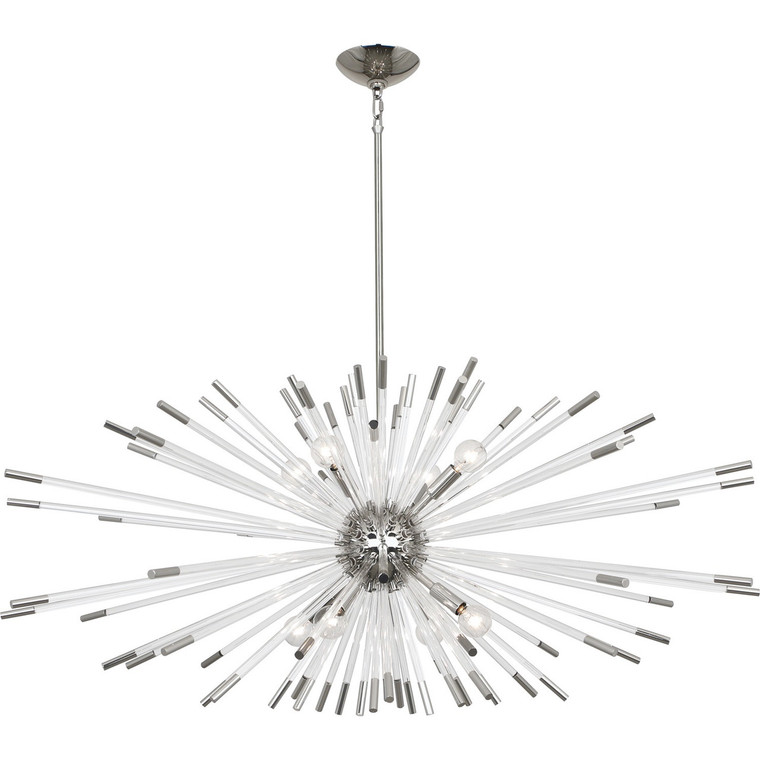 Robert Abbey Andromeda Chandelier in Polished Nickel Finish S1200
