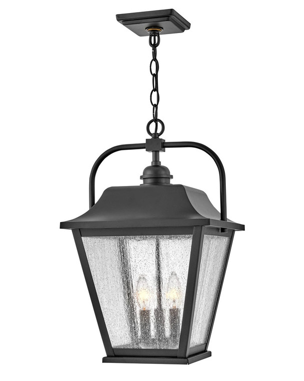 Hinkley Lighting Kingston Medium Hanging Lantern in Black 10012BK