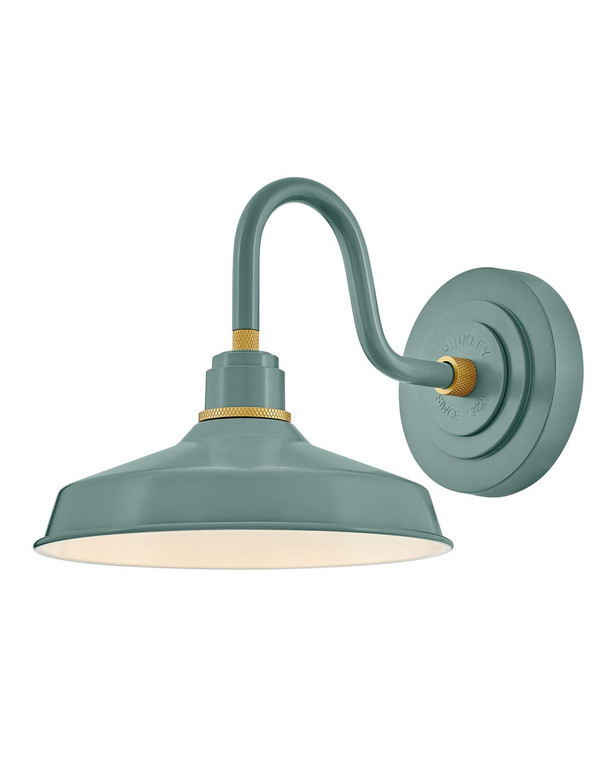 Hinkley Lighting Foundry Classic Small Gooseneck Barn Light in Sage Green 10231SGN
