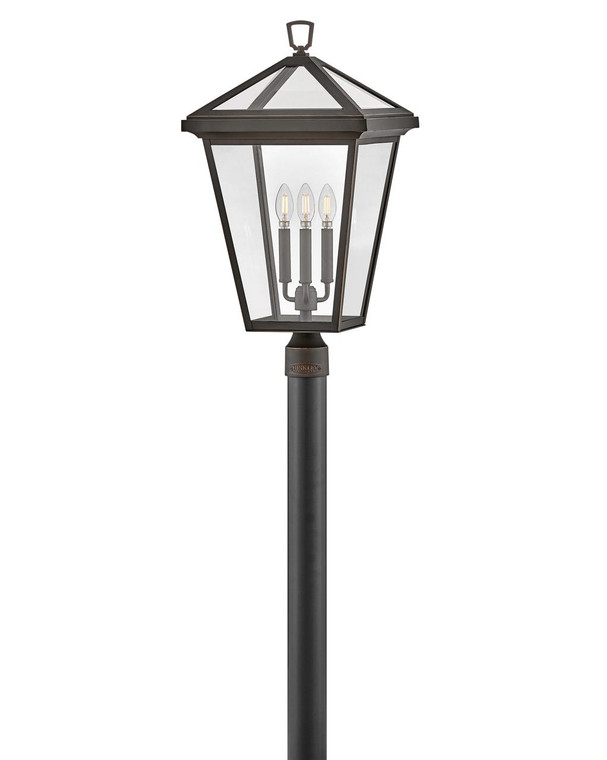 Hinkley Lighting Alford Place Large Post Top or Pier Mount Lantern in Oil Rubbed Bronze 2563OZ