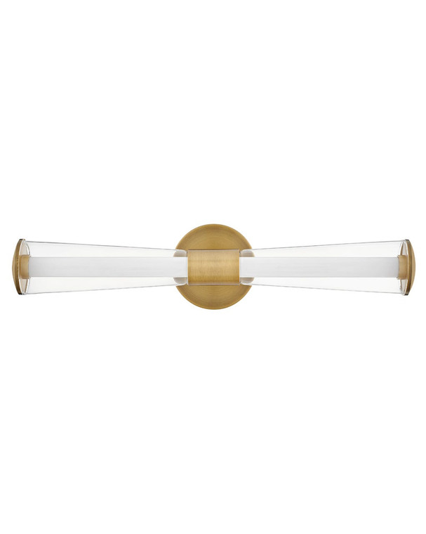 Hinkley Lighting Elin Medium LED Vanity in Lacquered Brass 53102LCB