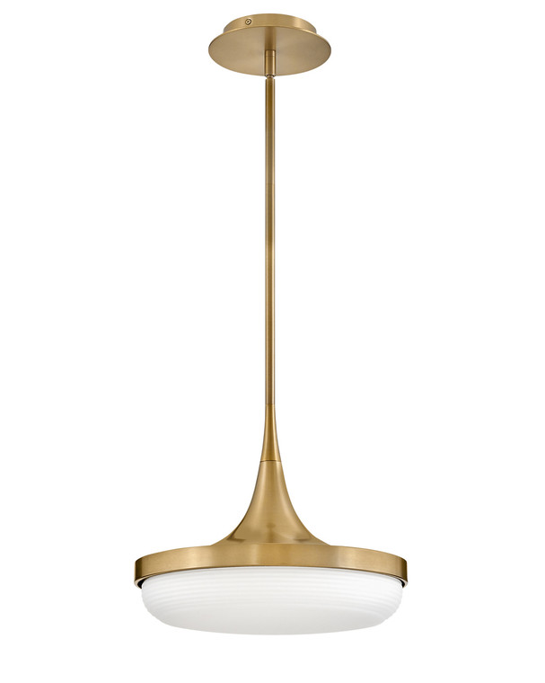 Hinkley Lighting Elsa Medium LED Convertible Pendant in Lacquered Brass FR35047LCB