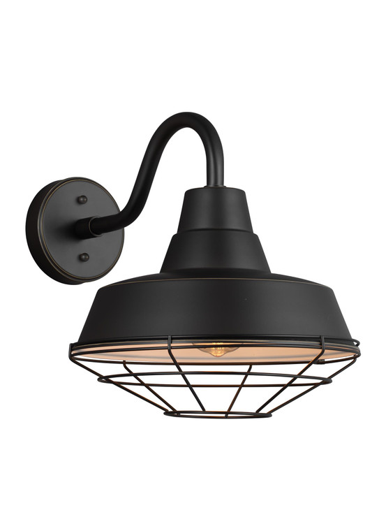 Visual Comfort Studio Sean Lavin Barn Light Traditional 1 Light Outdoor Fixture in Antique Bronze VCS-96374-71