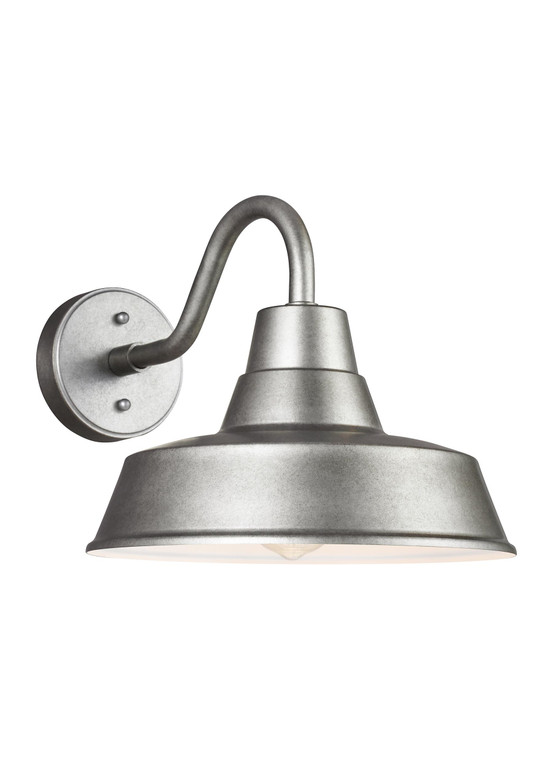 Visual Comfort Studio Sean Lavin Barn Light Traditional 1 Light Outdoor Fixture in Weathered Pewter VCS-8637401-57