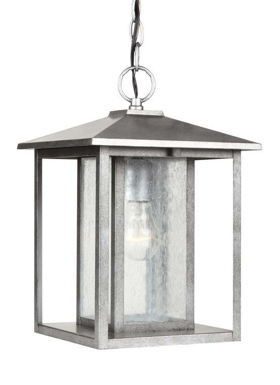 Generation Lighting Hunnington Contemporary 1 Light Outdoor Fixture in Weathered Pewter GL-62027-57