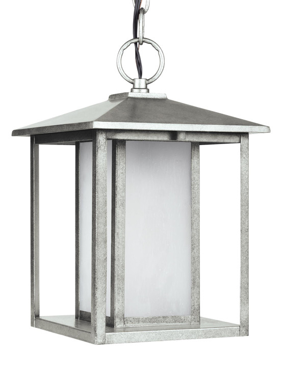 Generation Lighting Hunnington Contemporary 1 Light Outdoor Fixture in Weathered Pewter GL-6902997S-57