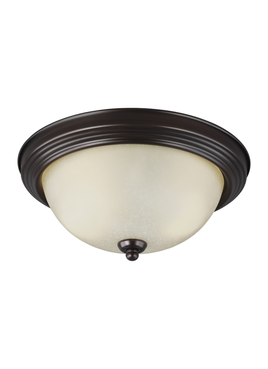 Generation Lighting Geary Transitional 2 Light Ceiling Fixture in Bronze GL-77064-710