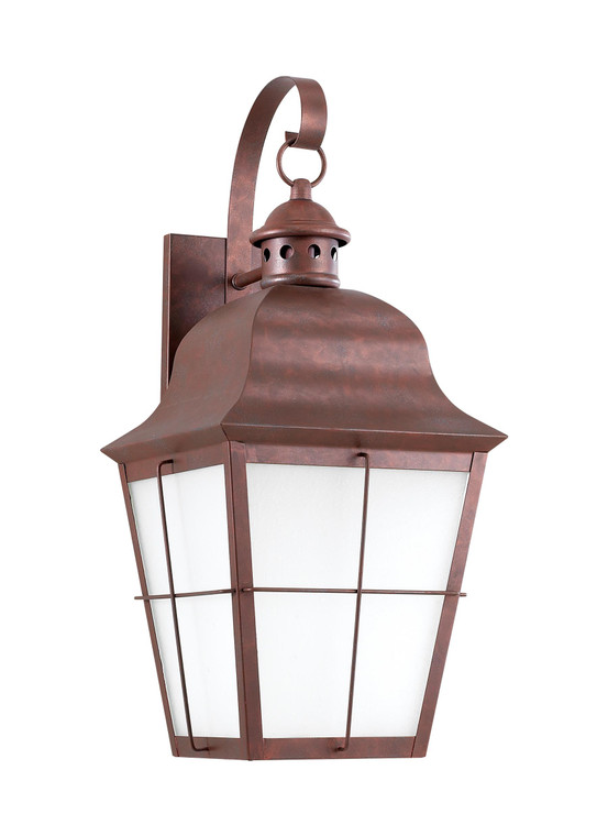 Generation Lighting Chatham Traditional 1 Light Outdoor Fixture in Weathered Copper GL-8463D-44