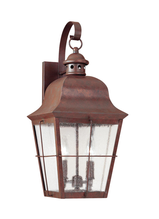 Generation Lighting Chatham Traditional 2 Light Outdoor Fixture in Weathered Copper GL-8463EN-44