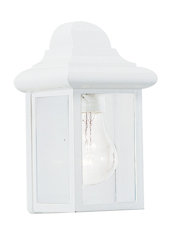 Generation Lighting Mullberry Hill Traditional 1 Light Outdoor Fixture in White GL-8588-15