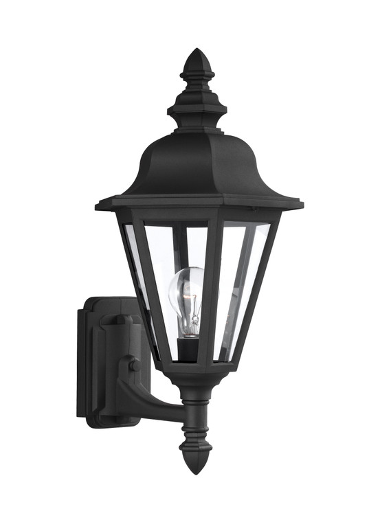 Generation Lighting Brentwood Traditional 1 Light Outdoor Fixture in Black GL-8824-12