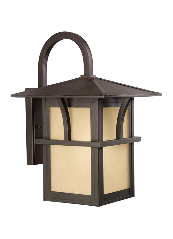 Generation Lighting Medford Lakes Transitional 1 Light Outdoor Fixture in Statuary Bronze GL-88882-51