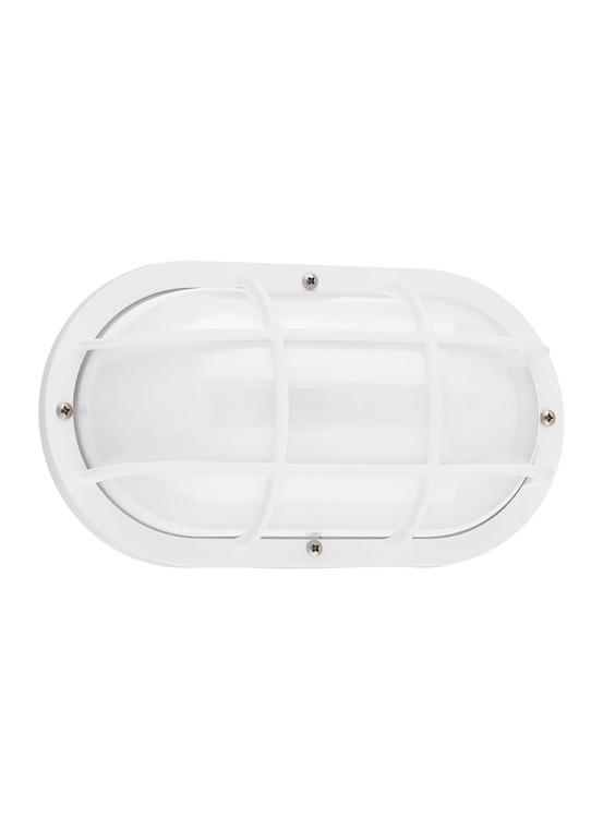 Generation Lighting Bayside Traditional 1 Light Outdoor Fixture in White GL-89806EN3-15