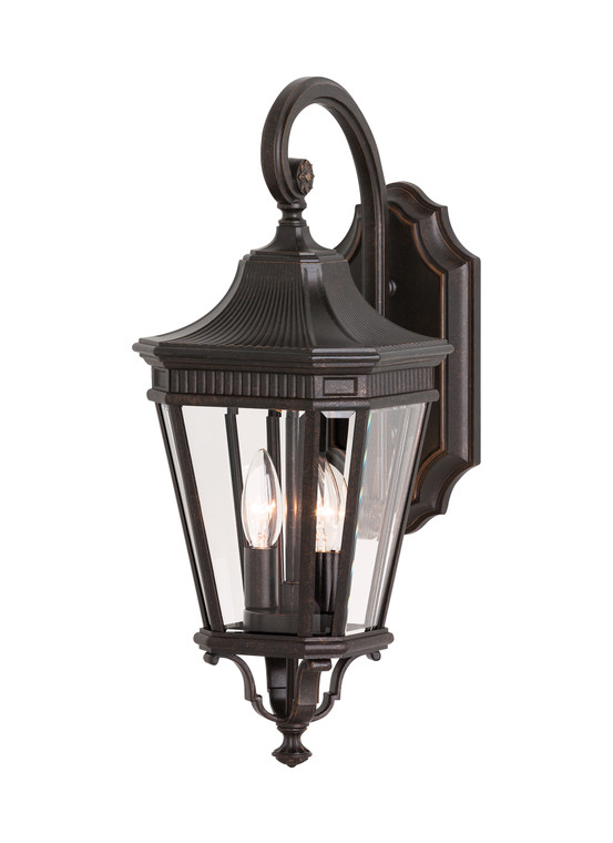 Generation Lighting Cotswold Lane Traditional 2 Light Outdoor Fixture in Grecian Bronze GL-OL5401GBZ