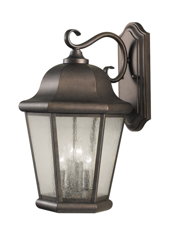 Generation Lighting Martinsville Traditional 4 Light Outdoor Fixture in Corinthian Bronze GL-OL5904CB