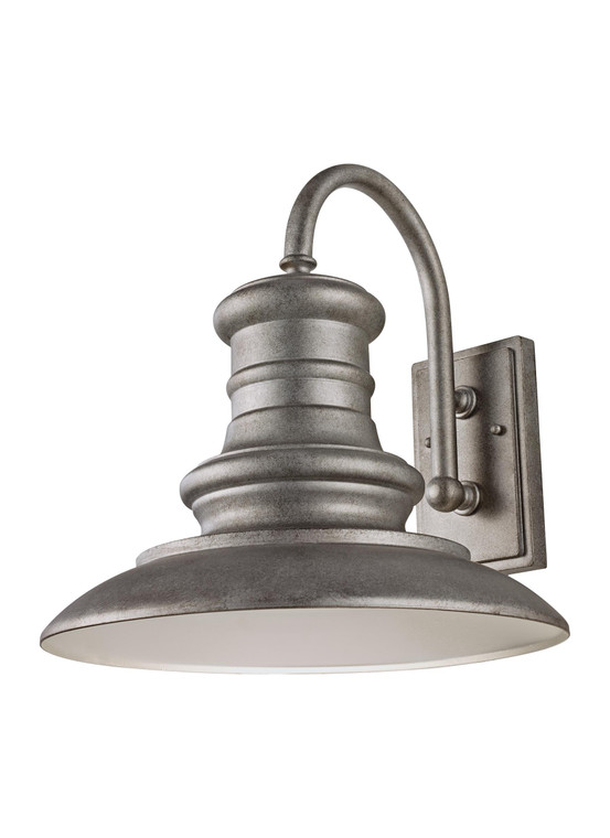 Generation Lighting Redding Station Period Inspired 1 Light Outdoor Fixture in Tarnished Silver GL-OL9004TRD-L1