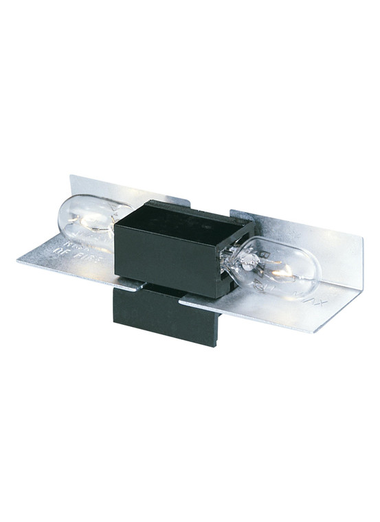 Generation Lighting Lx Wedge Base Lamp holders Traditional Under Cabinet Fixture in Black GL-9428-12