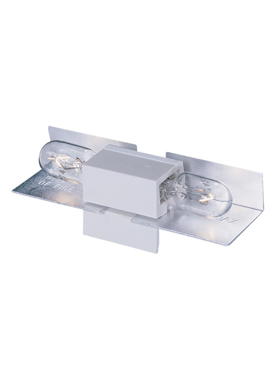 Generation Lighting Lx Wedge Base Lamp holders Traditional Under Cabinet Fixture in White GL-9428-15