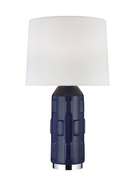 Visual Comfort Studio Chapman & Myers Morada Contemporary/Modern 1 Light Lamp in Indigo VCS-CT1071IND1