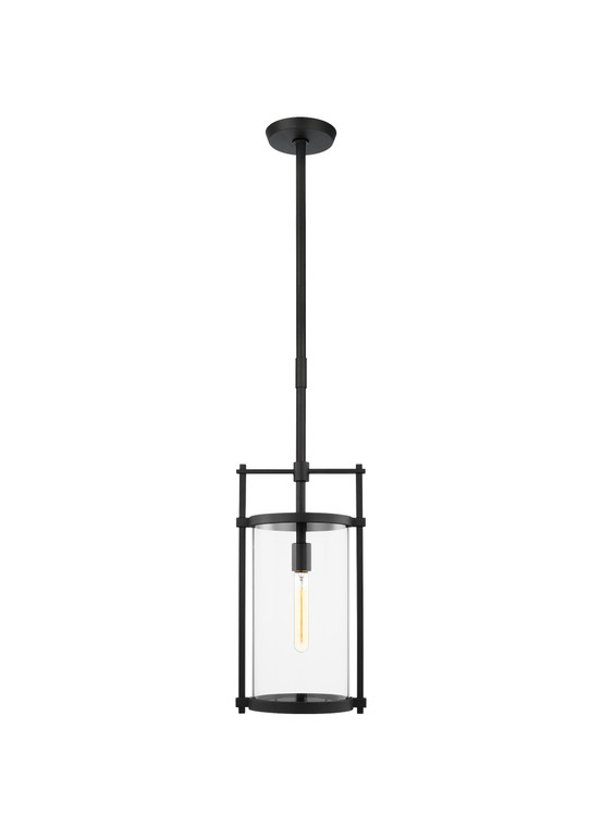 Visual Comfort Studio Chapman & Myers Eastham Modern 1 Light Outdoor Fixture in Textured Black VCS-CO1341TXB