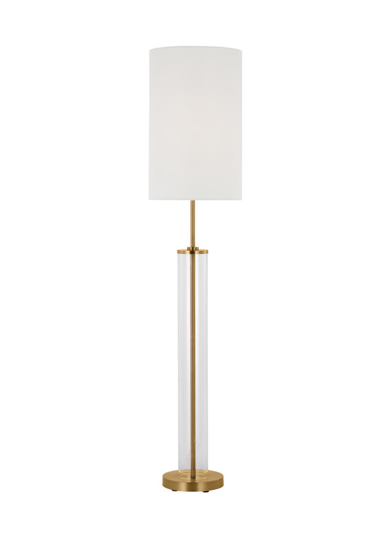 Visual Comfort Studio Ellen DeGeneres Leigh Transitional 1 Light Lamp in Burnished Brass VCS-ET1481BBS1