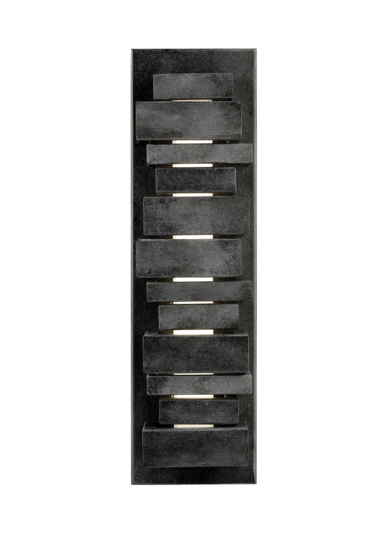 Visual Comfort Studio Sean Lavin Ledgend Modern 1 Light Outdoor Fixture in Dark Weathered Zinc VCS-OL11201DWZ