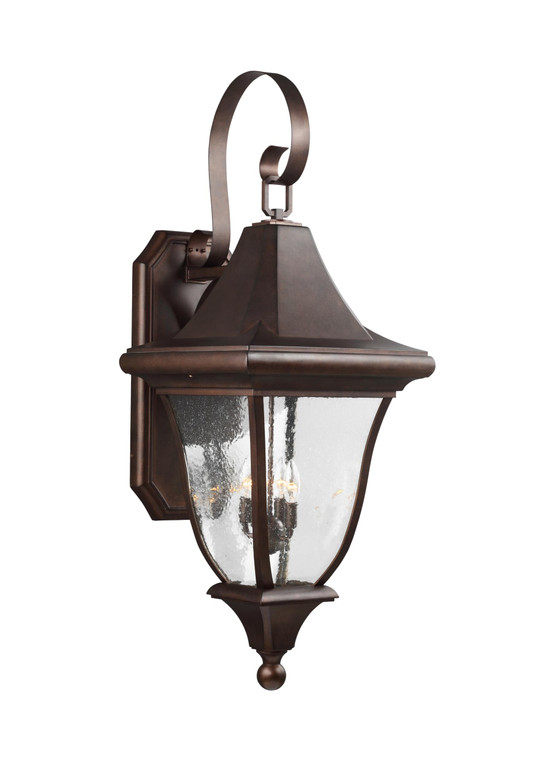 Visual Comfort Studio Sean Lavin Oakmont Traditional 4 Light Outdoor Fixture in Patina Bronze VCS-OL13103PTBZ