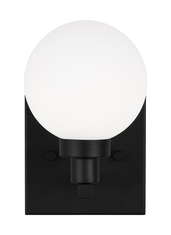 Visual Comfort Studio Sean Lavin Clybourn Modern 1 Light Wall Bath Fixture in Midnight Black VCS-4161601-112