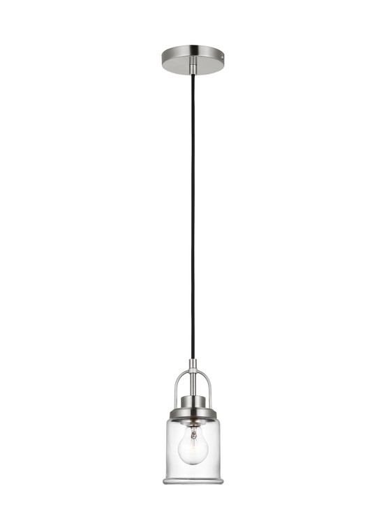 Visual Comfort Studio - Studio Collection Anders Transitional 1 Light Pendant in Brushed Nickel VCS-6544701-962