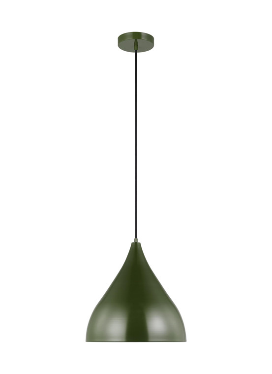Visual Comfort Studio - Studio Collection Oden Casual 1 Light Pendant in Olive VCS-6645301-145