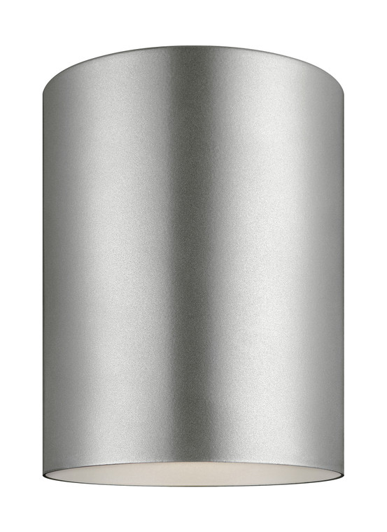 Visual Comfort Studio - Studio Collection Outdoor Cylinders Transitional 1 Light Outdoor Fixture in Painted Brushed Nickel VCS-7813801EN3-753