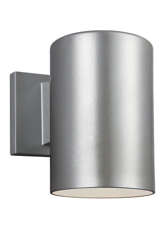 Visual Comfort Studio - Studio Collection Outdoor Cylinders Transitional 1 Light Outdoor Fixture in Painted Brushed Nickel VCS-8313801-753