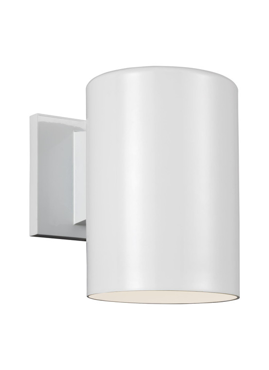 Visual Comfort Studio - Studio Collection Outdoor Cylinders Transitional 1 Light Outdoor Fixture in White VCS-8313897S-15