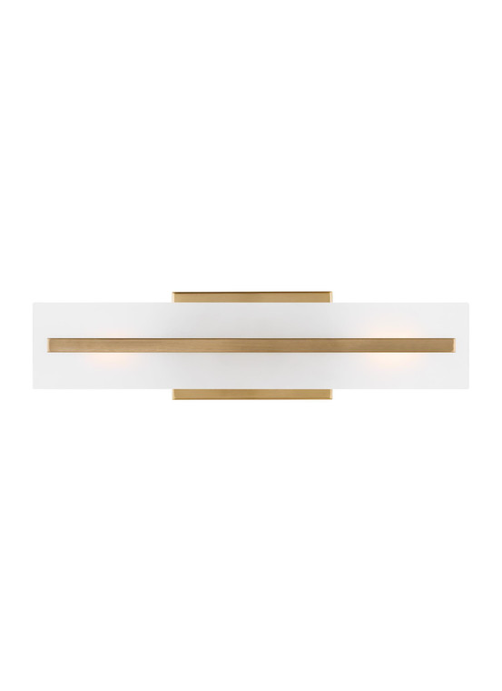 Visual Comfort Studio - Studio Collection Dex Modern 2 Light Wall Bath Fixture in Satin Brass VCS-4454302-848