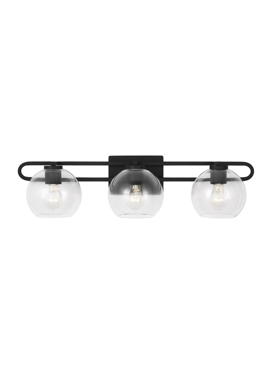 Visual Comfort Studio - Studio Collection Codyn Modern 3 Light Wall Bath Fixture in Midnight Black VCS-4455703-112