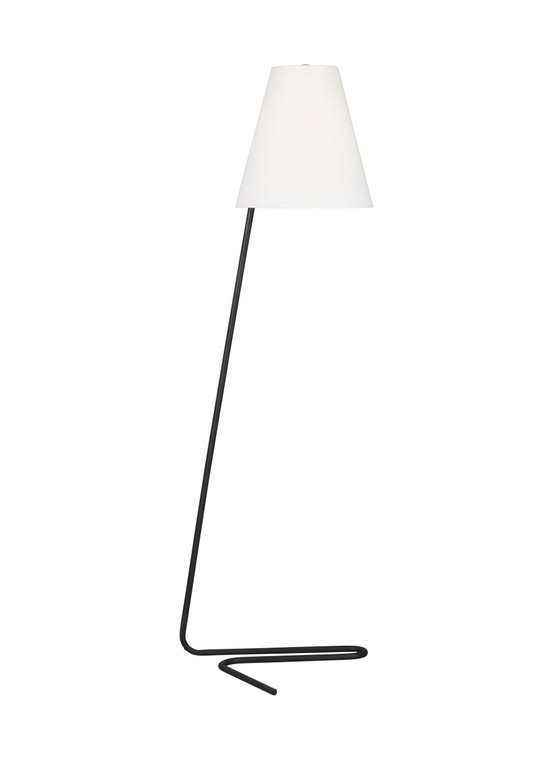 Visual Comfort Studio Thomas O'Brien Jaxon Contemporary/Modern 1 Light Lamp in Aged Iron VCS-TT1191AI1