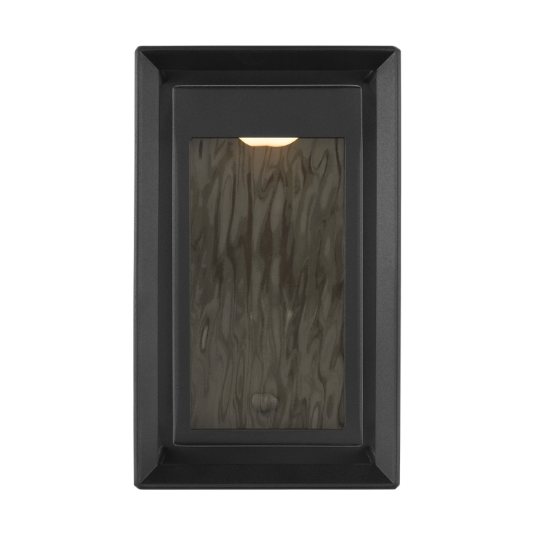 Visual Comfort Studio Sean Lavin Urbandale Modern Small LED Lantern in Textured Black OL13700TXB-L1