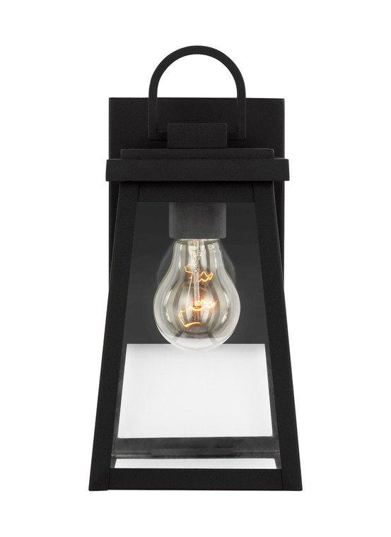 Visual Comfort Studio  - Studio Collection  Founders  Small One Light Outdoor Wall Lantern in Black 8548401EN7-12