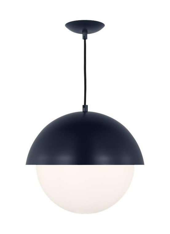 Visual Comfort Studio Drew & Jonathan Hyde Modern Large Pendant in Navy DJP1041NVY