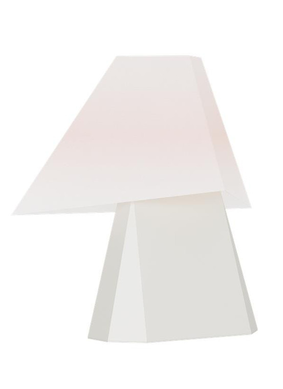 Visual Comfort Studio Kelly Wearstler Herrero Modern Medium Table Lamp in Matte White KT1361MWT1