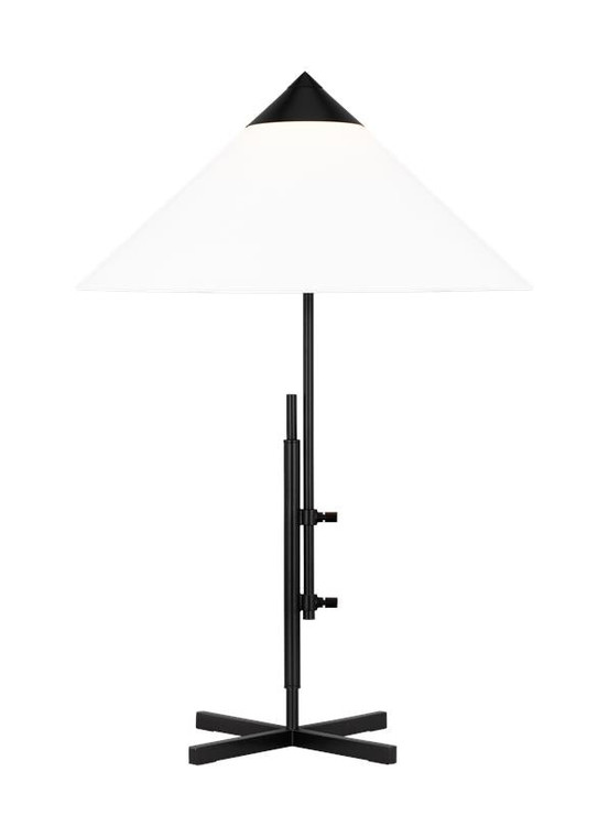 Visual Comfort Studio Kelly Wearstler Franklin  Table Lamp in Deep Bronze KT1281BNZ1