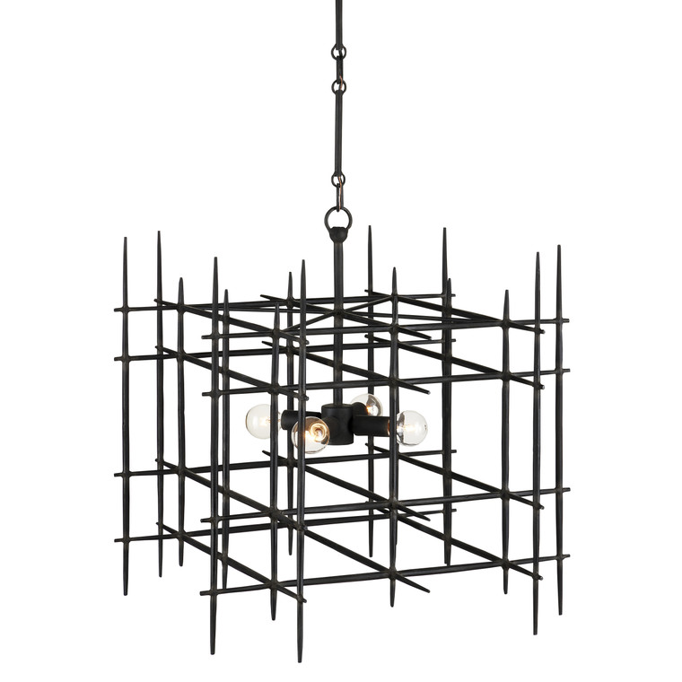 Currey & Co. Steelhouse Small Chandelier 9000-0938