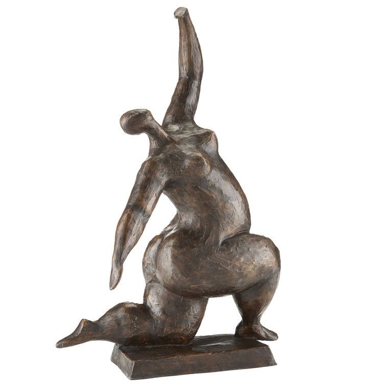 Currey & Co. Stretching Dancer Bronze 1200-0543