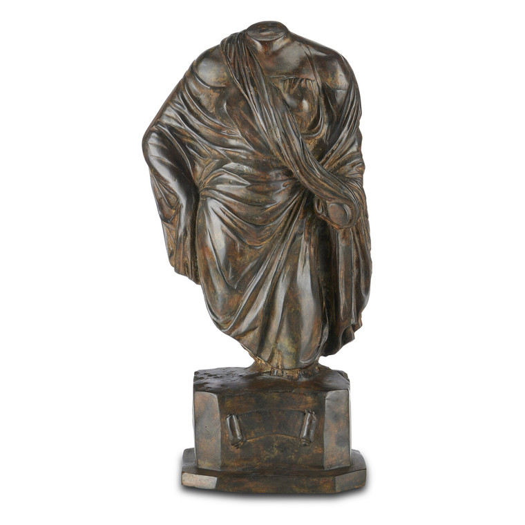 Currey & Co. Greek Female Torso Bronze 1200-0599