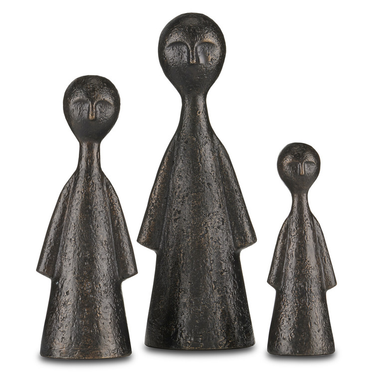 Currey & Co. Ganav Figure Set of 3 1200-0644