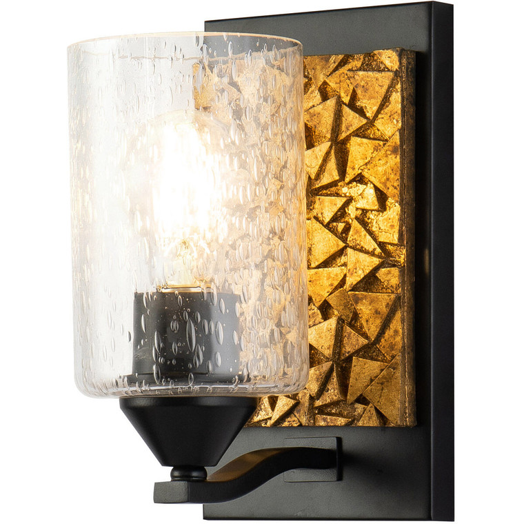 Lucas McKearn Bocage 1 Light Wall Sconce In Bronze And Gold