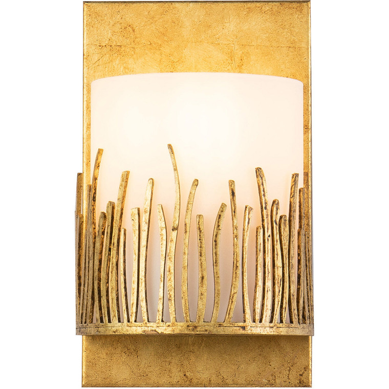 Lucas McKearn Sawgrass 1 Light Wall Sconce In Distressed Gold