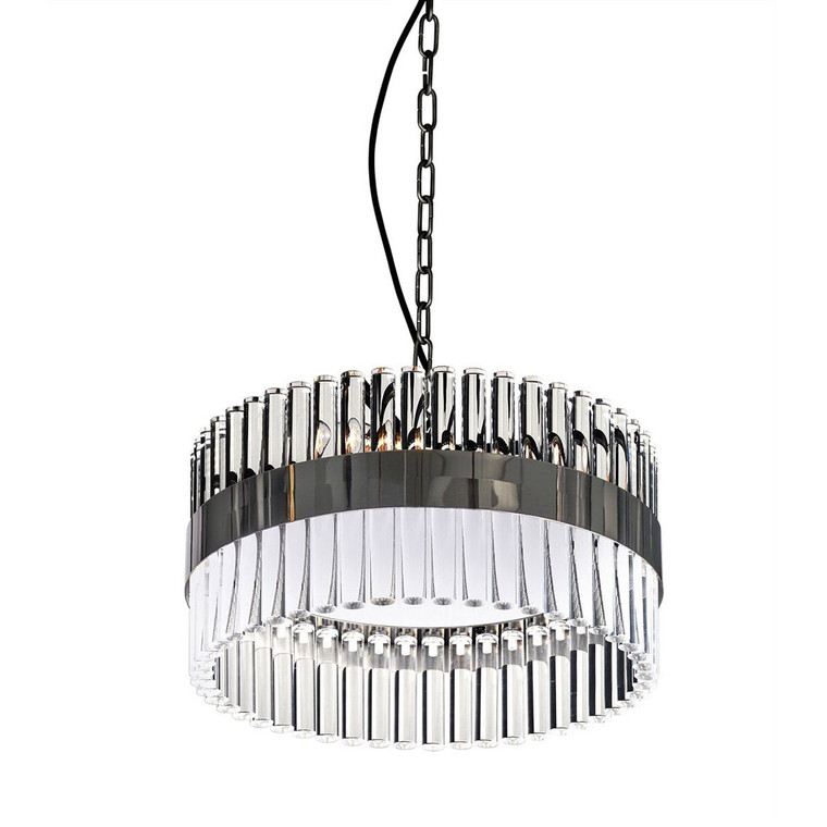 Lucas McKearn Metro Pendant Simple and Glamourous Kitchen or Dining Room Over Table Chandelier
