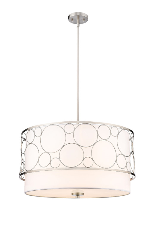 Z-Lite Kendall Pendant in Brushed Nickel 197-24BN